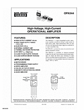 DataSheet OPA544 pdf